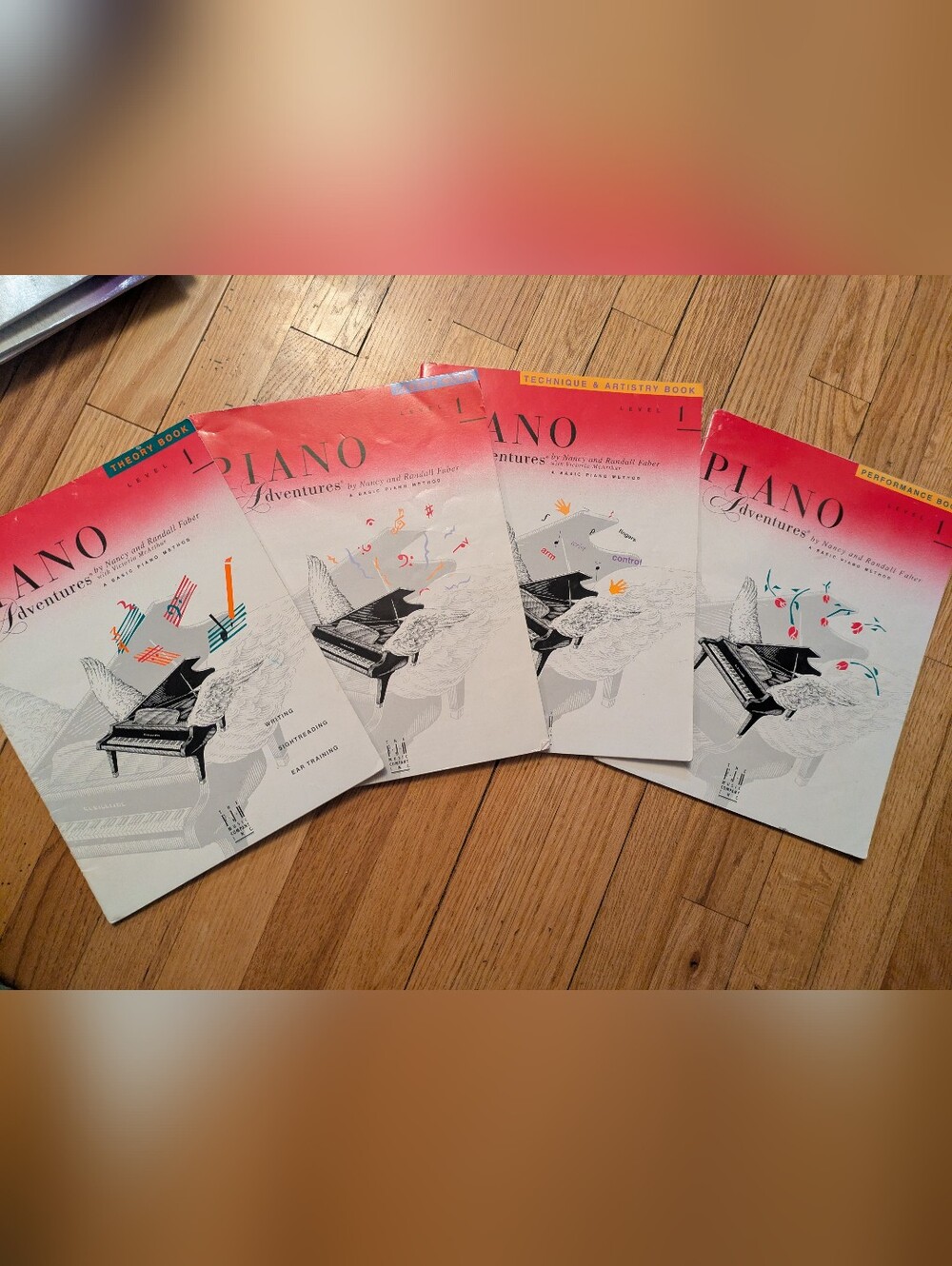 Faber Piano Adventures - 4 Level 1 Books